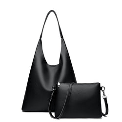 Retro Large Capacity Shoulder Bag Soft Leather Underarm Crossbody Bag Buyfinity