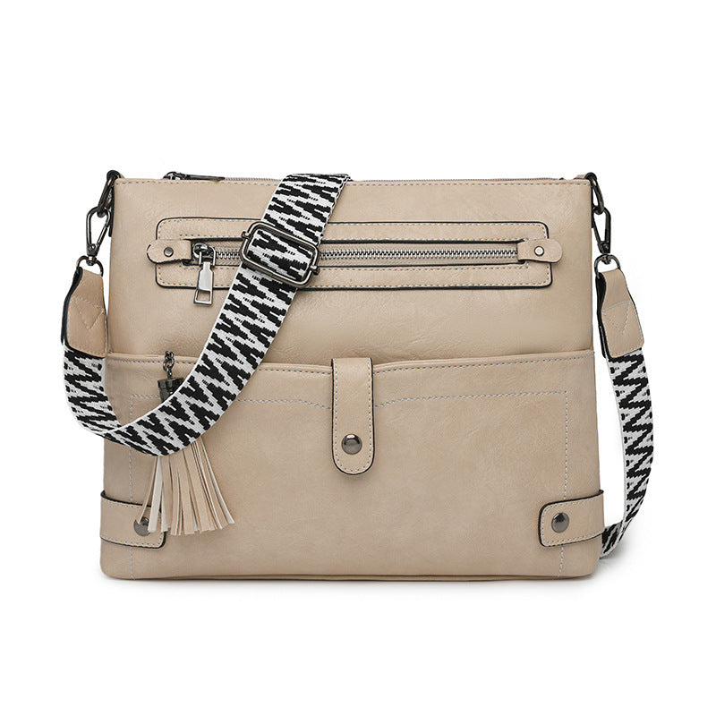 Retro Washed Leather Shoulder Messenger Bag Buyfinity