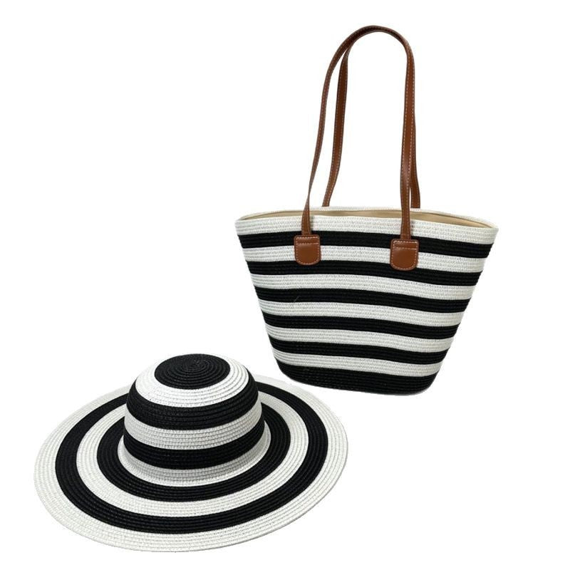 Beach Sun Hat Large Capacity Shoulder Bag Hat Suit Buyfinity