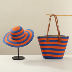 Beach Sun Hat Large Capacity Shoulder Bag Hat Suit Buyfinity