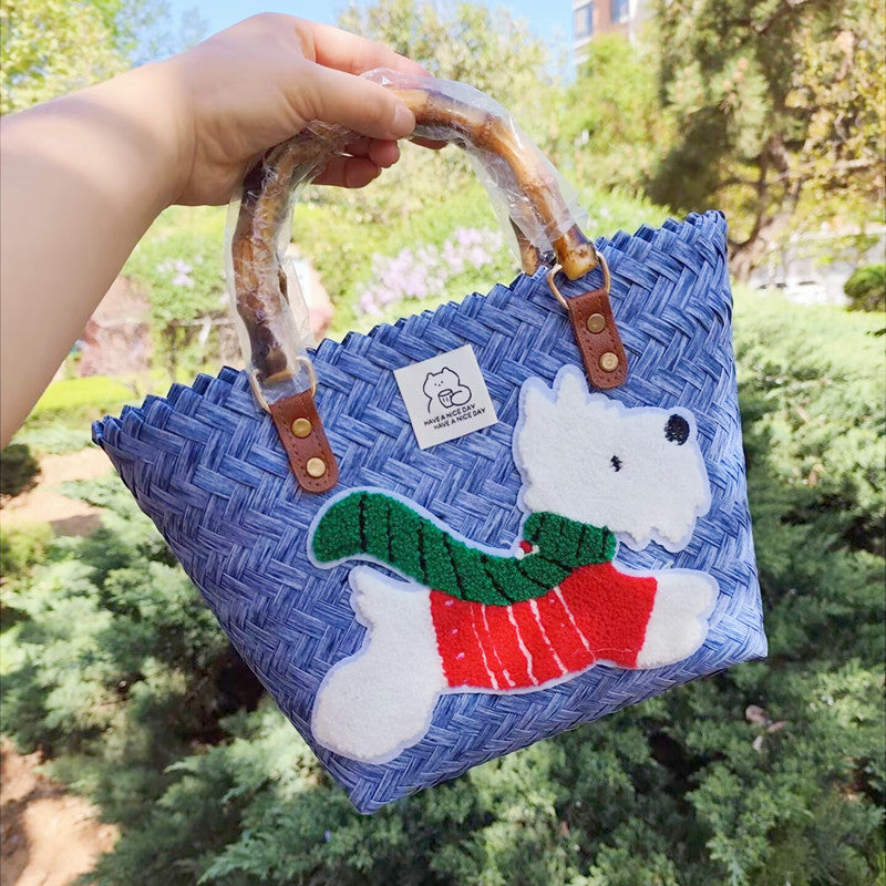 Creative Printing Bamboo Large Capacity Travel Handbag Buyfinity