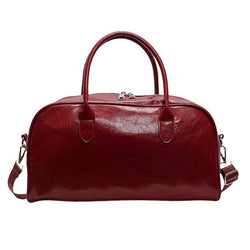 Travel Women's Lightweight Storage PU Leather Large Capacity Outing Luggage Bag Buyfinity