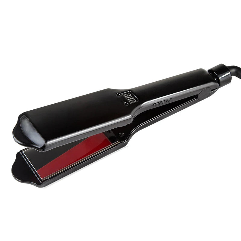 Hair Straightener Ultrasonic Infrared Cold Hair Care Iron Keratin Treatment for Frizzy Hair Recovers the Damaged Hair Flat Irons Buyfinity