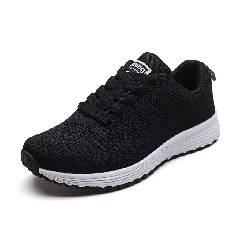 Women Casual Shoes Fashion Breathable Walking Mesh Flat Shoes Sneakers Women 2021 Gym Vulcanized Shoes White Female Footwear Buyfinity