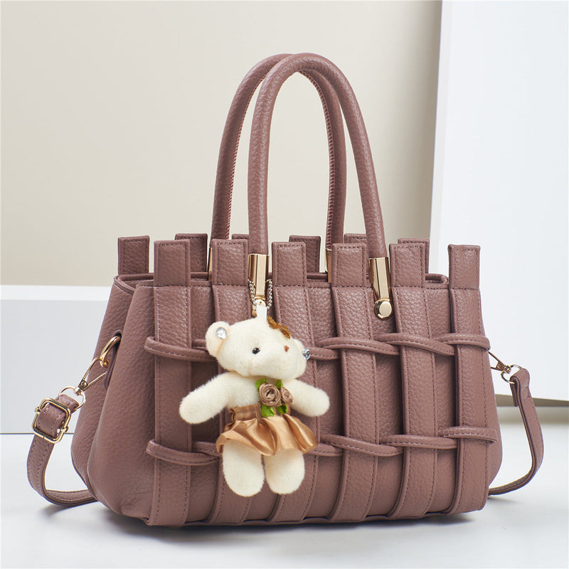 New Anti-scratch Women's Bag Fashion Hand-woven Handbag Shoulder Bag Buyfinity