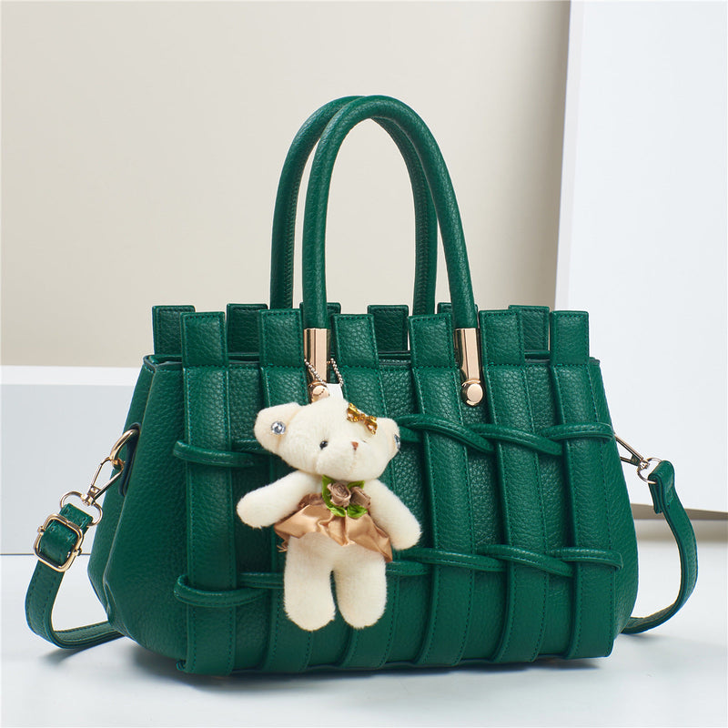New Anti-scratch Women's Bag Fashion Hand-woven Handbag Shoulder Bag Buyfinity