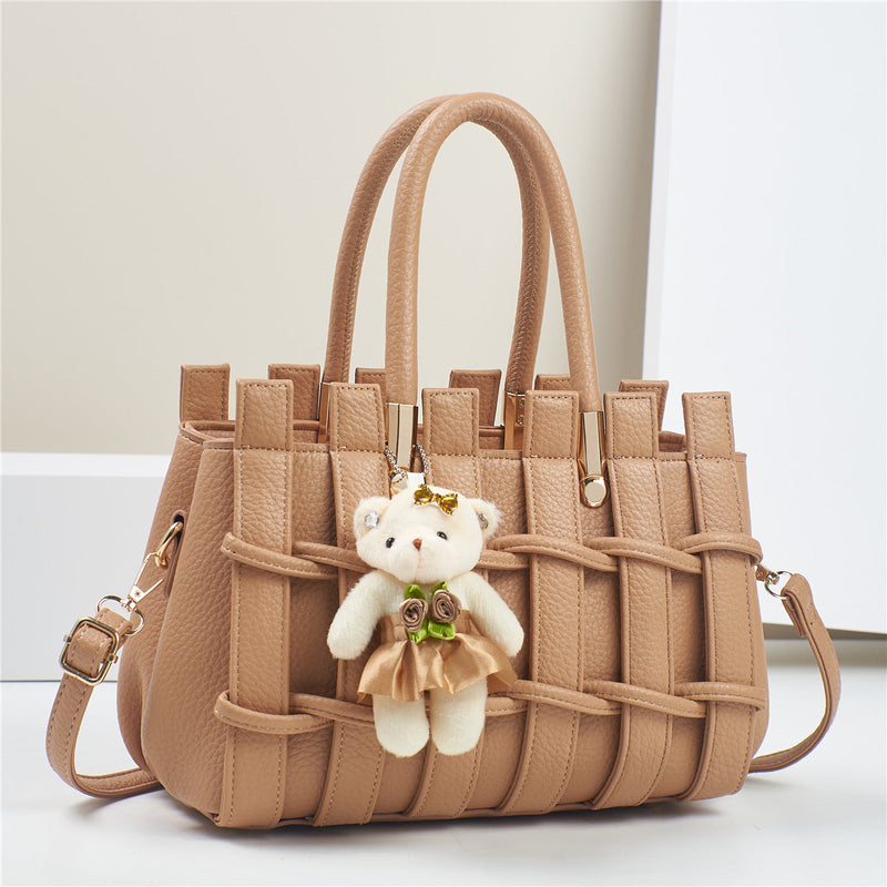 New Anti-scratch Women's Bag Fashion Hand-woven Handbag Shoulder Bag Buyfinity
