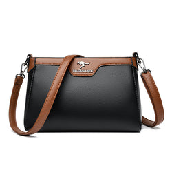 One Shoulder Soft Leather Small Square Stitching Women's Cross-body Bag Buyfinity
