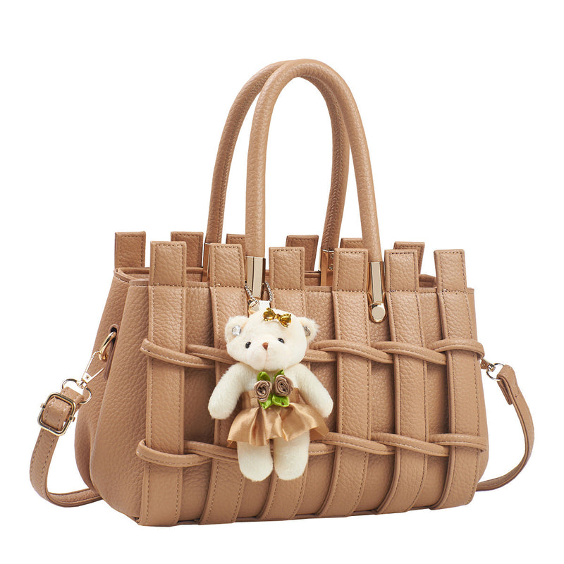 New Anti-scratch Women's Bag Fashion Hand-woven Handbag Shoulder Bag Buyfinity