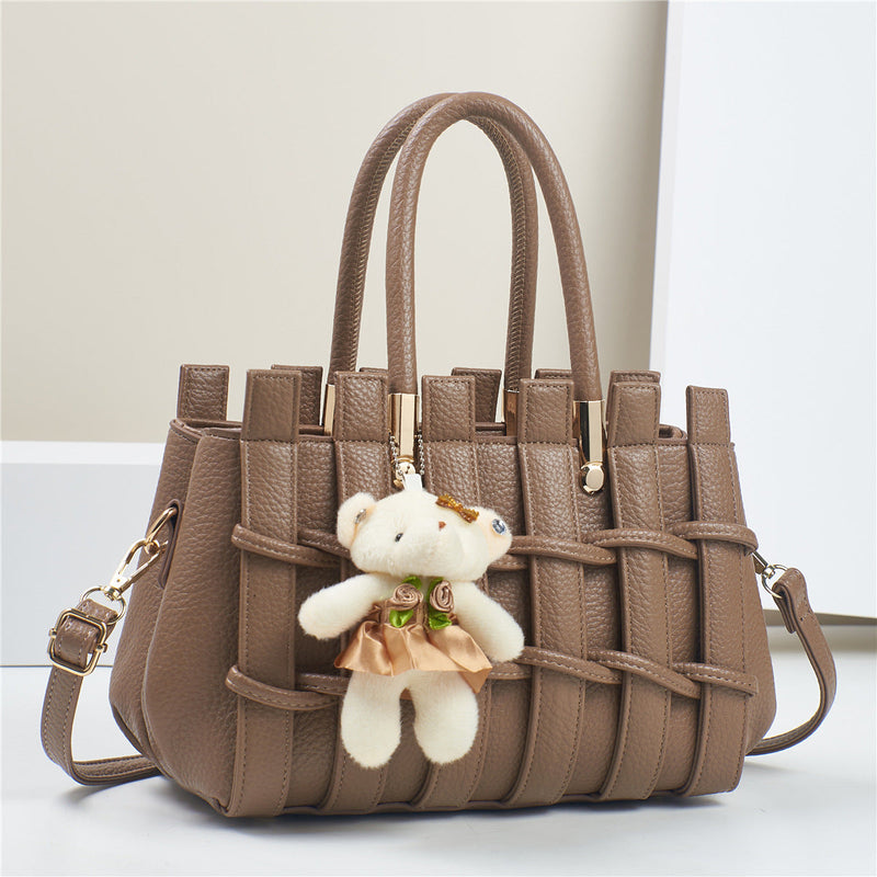 New Anti-scratch Women's Bag Fashion Hand-woven Handbag Shoulder Bag Buyfinity