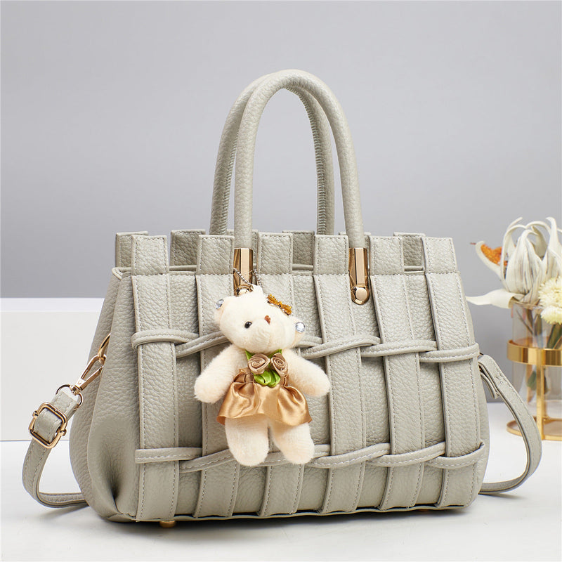 New Anti-scratch Women's Bag Fashion Hand-woven Handbag Shoulder Bag Buyfinity