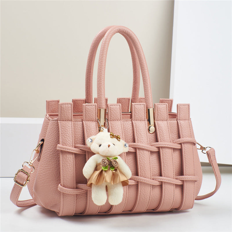 New Anti-scratch Women's Bag Fashion Hand-woven Handbag Shoulder Bag Buyfinity