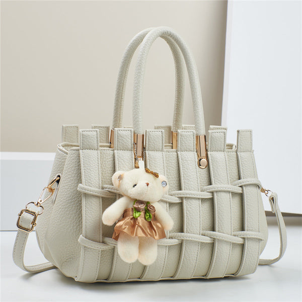 New Anti-scratch Women's Bag Fashion Hand-woven Handbag Shoulder Bag Buyfinity