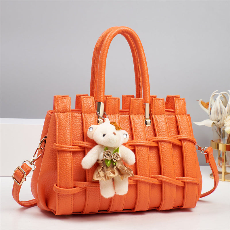 New Anti-scratch Women's Bag Fashion Hand-woven Handbag Shoulder Bag Buyfinity