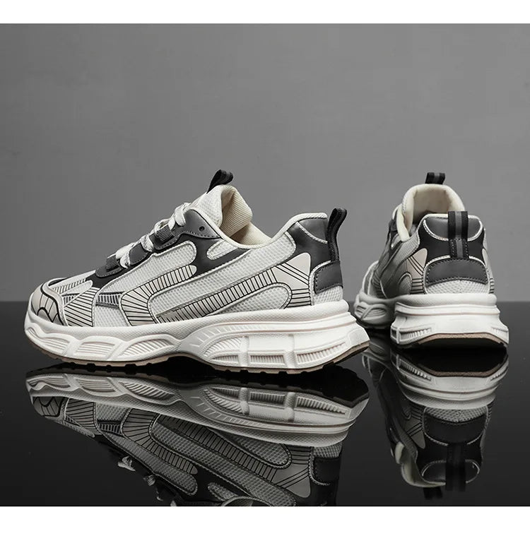 Sneakers Women Trends  Platform Shoes Lightweight Outdoor Sports Shoes Breathable Running Shoes Lace Up Casual Buyfinity