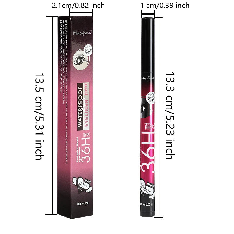 Long Lasting Quick Drying Waterproof Easy To Color Non Smudging Smooth Liquid Eyeliner Buyfinity