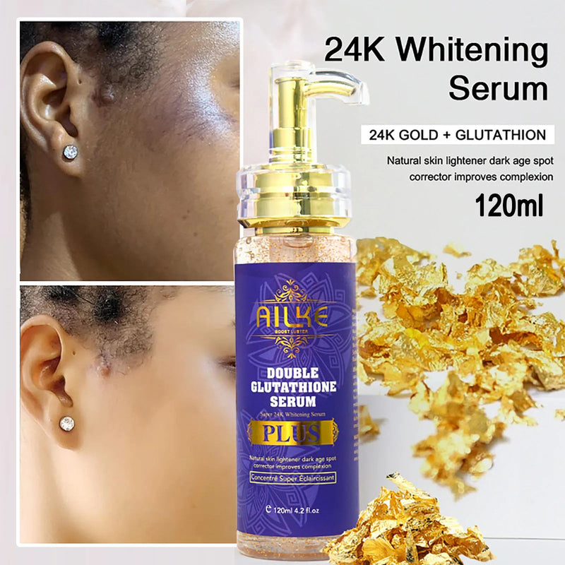 AILKE Whitening, Dark Spot & Sun Spot Removal Set, Brightening Shades, With Double Glutathione, Highly Concentrated Skin Care Buyfinity