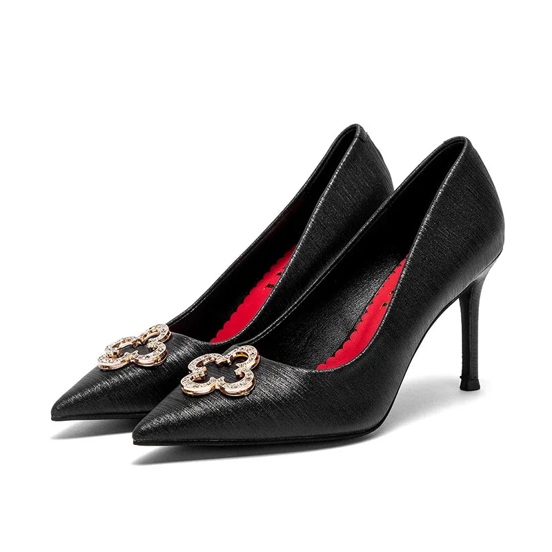 Heels CHCH Women's New High Quality Glitter Evening Shoes Women's Party Wedding Shoes 9cm Buyfinity
