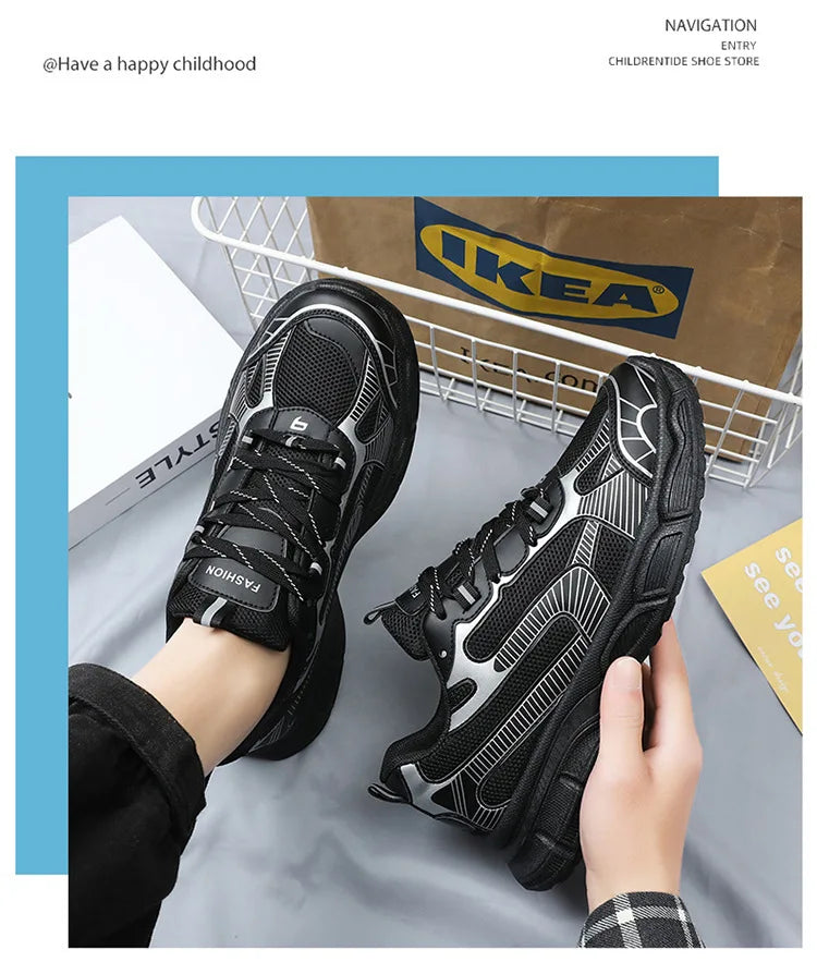 Sneakers Women Trends  Platform Shoes Lightweight Outdoor Sports Shoes Breathable Running Shoes Lace Up Casual Buyfinity