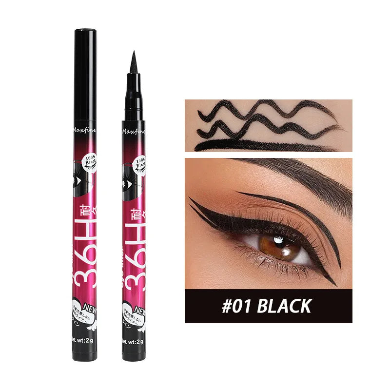 Long Lasting Quick Drying Waterproof Easy To Color Non Smudging Smooth Liquid Eyeliner Buyfinity