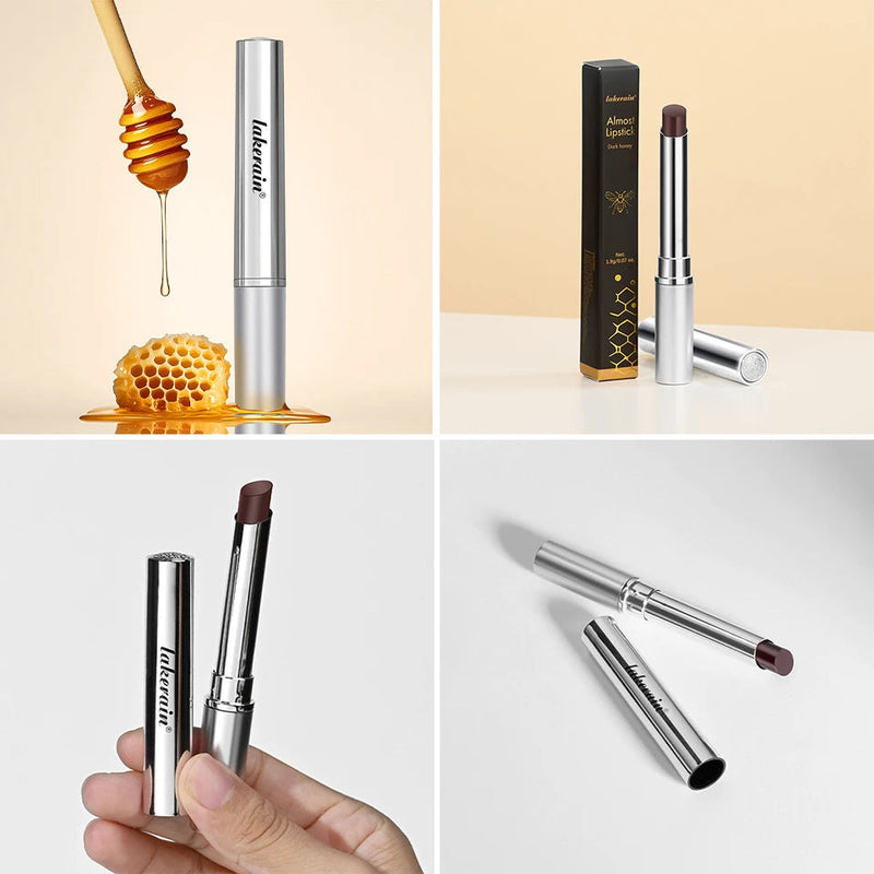 Black Honey Lipstick Long Lasting Moisturizing Natural Lip Plumper Makeup Lip Plumping Gloss Cosmetics Exfoliating for Lip Buyfinity