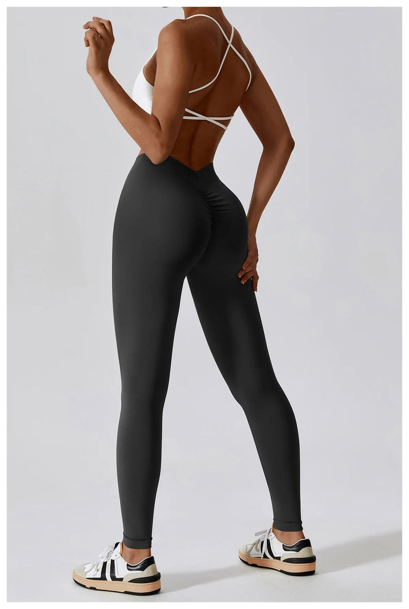 Yoga Pants Rear Rolled buttocks Peach Buttocks Women For Fitness High Waist Long Pants Women Hip Push UP Gym Women's Leggings Buyfinity