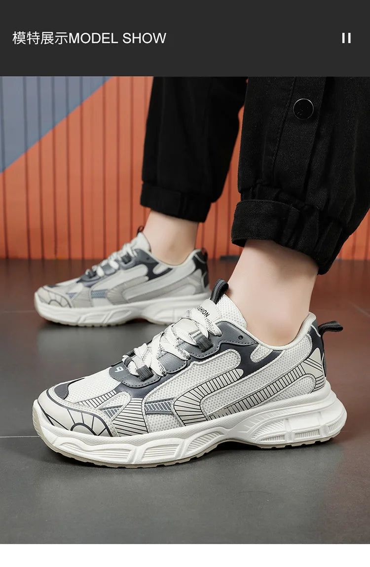 Sneakers Women Trends  Platform Shoes Lightweight Outdoor Sports Shoes Breathable Running Shoes Lace Up Casual Buyfinity