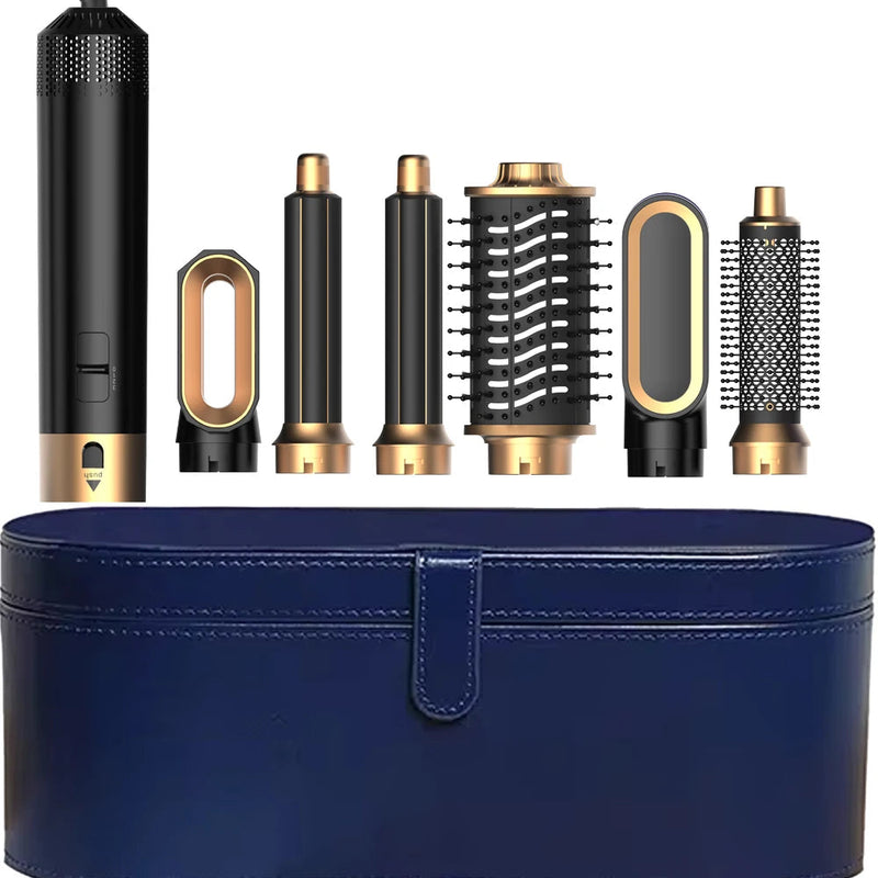 6 in 1 Hair Dryer Brush Detachable Airflow Comb Curler Straightening Brush Heat Control Styler for Smooth Hair Buyfinity