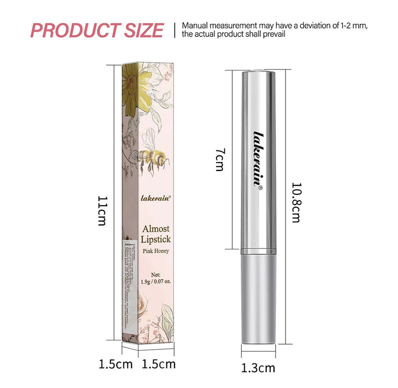 Black Honey Lipstick Long Lasting Moisturizing Natural Lip Plumper Makeup Lip Plumping Gloss Cosmetics Exfoliating for Lip Buyfinity