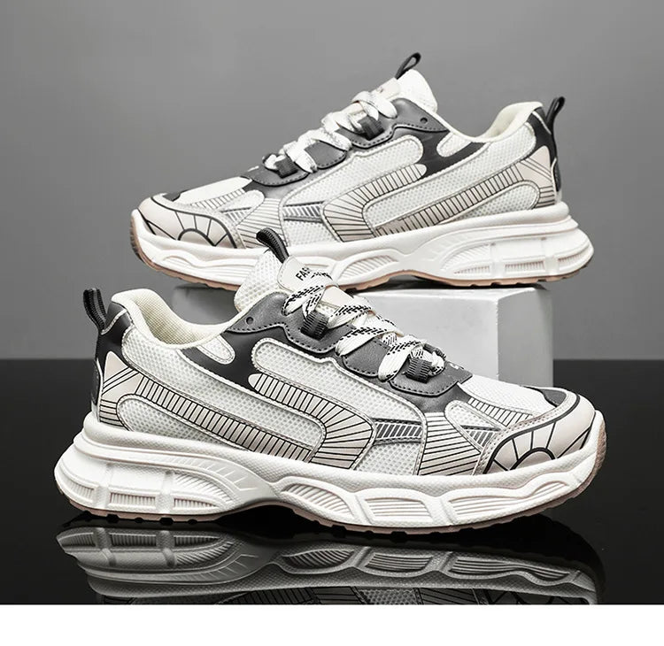 Sneakers Women Trends  Platform Shoes Lightweight Outdoor Sports Shoes Breathable Running Shoes Lace Up Casual Buyfinity