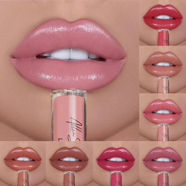 12 Colors Sexy Women Lipstick Waterproof Long Lasting Moist Lip Gloss Vivid Colorful Lipgloss Women Makeup maquiagem Buyfinity