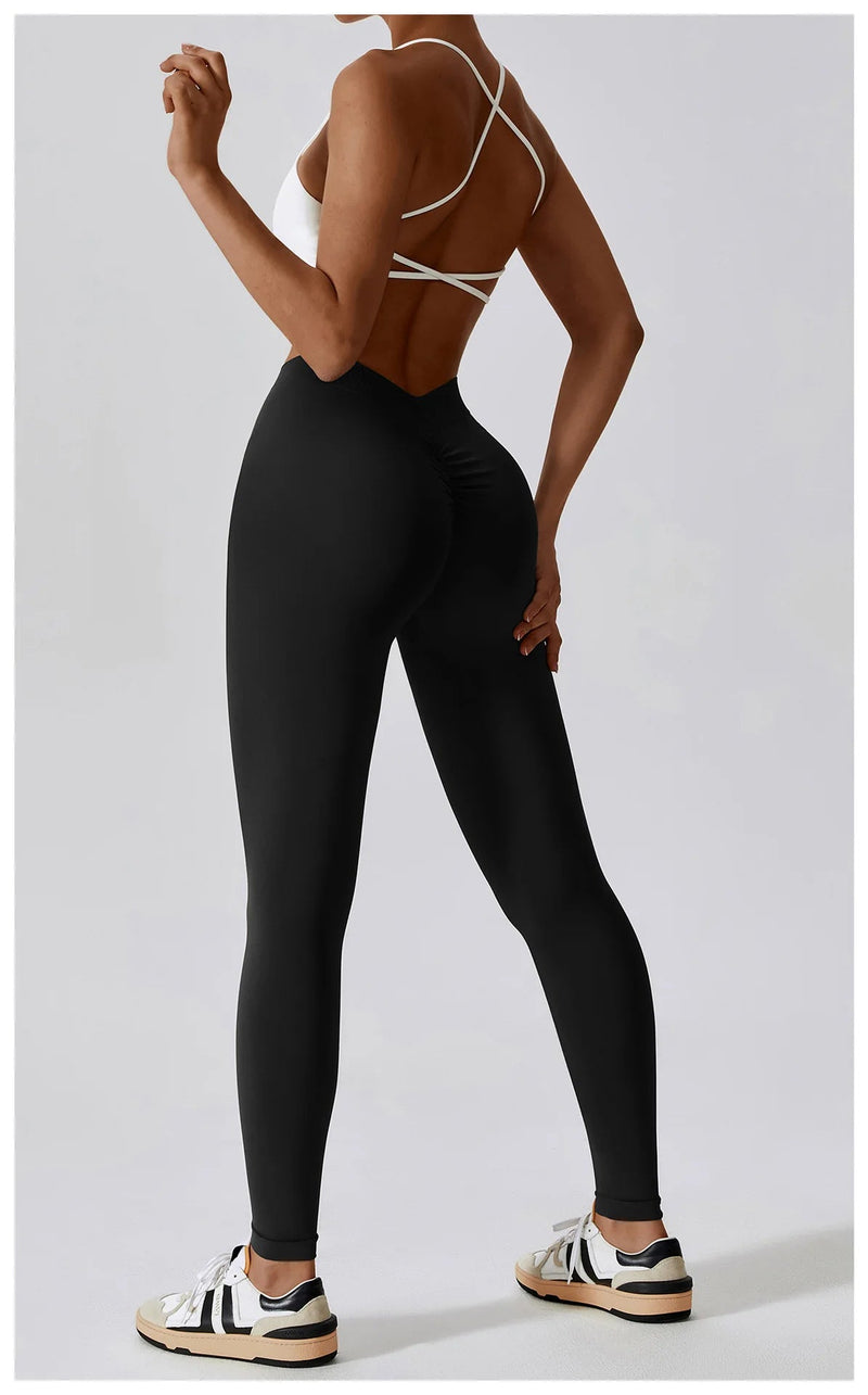 Yoga Pants Rear Rolled buttocks Peach Buttocks Women For Fitness High Waist Long Pants Women Hip Push UP Gym Women's Leggings Buyfinity