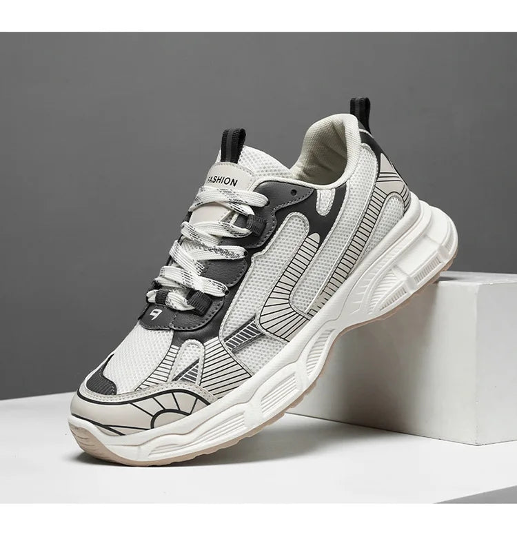 Sneakers Women Trends  Platform Shoes Lightweight Outdoor Sports Shoes Breathable Running Shoes Lace Up Casual Buyfinity