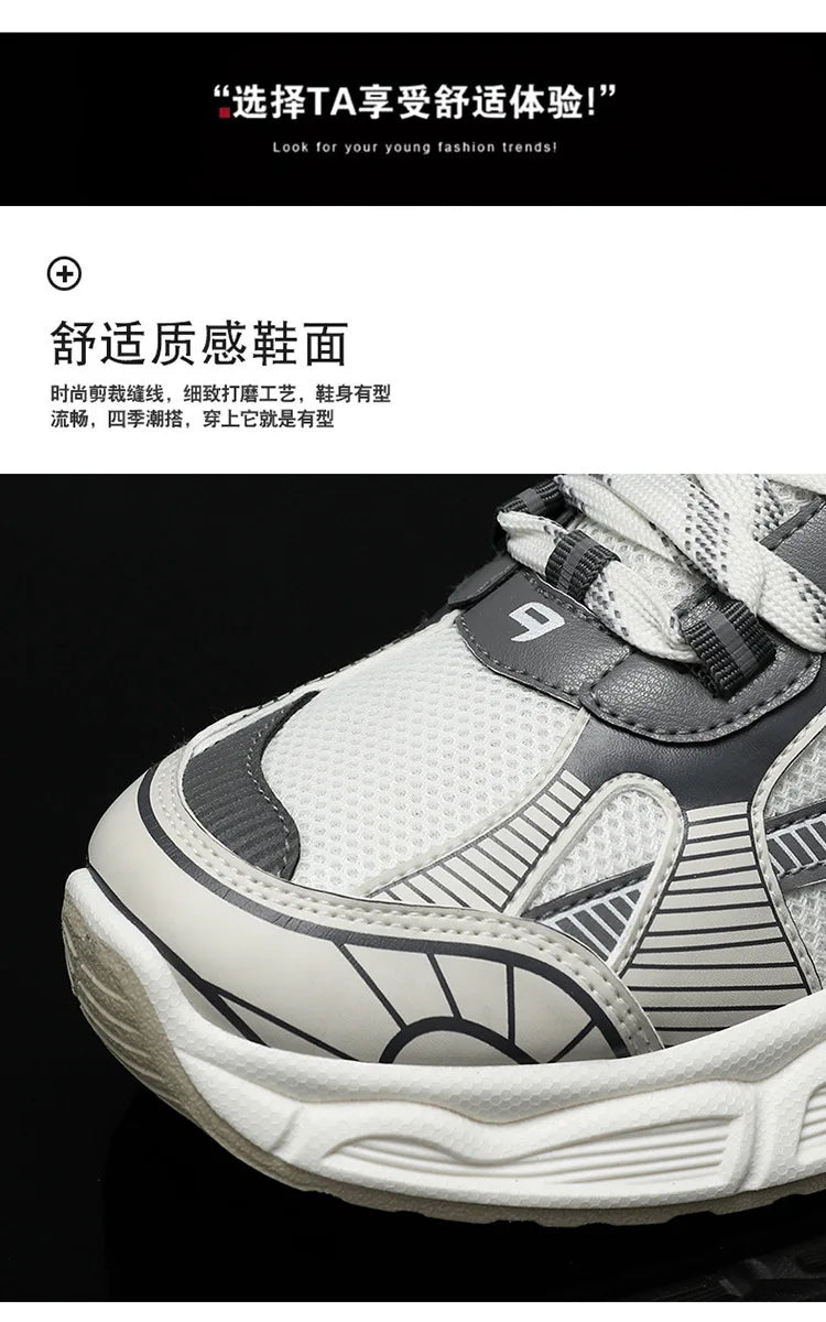 Sneakers Women Trends  Platform Shoes Lightweight Outdoor Sports Shoes Breathable Running Shoes Lace Up Casual Buyfinity