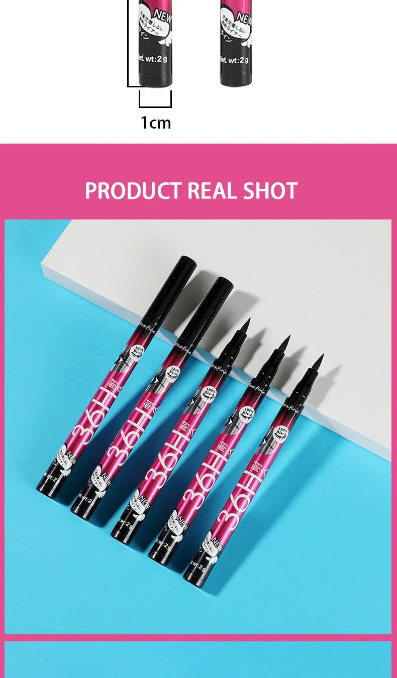 Long Lasting Quick Drying Waterproof Easy To Color Non Smudging Smooth Liquid Eyeliner Buyfinity