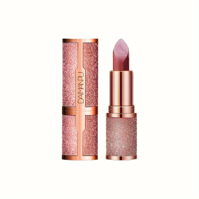 Rose smoke powder, bright starry sky, glossy velvet texture, durable, make your lips shiny, waterproof, anti-fouling. Buyfinity