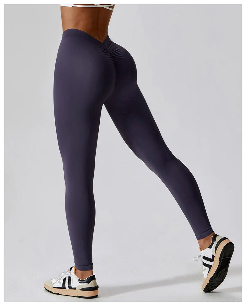 Yoga Pants Rear Rolled buttocks Peach Buttocks Women For Fitness High Waist Long Pants Women Hip Push UP Gym Women's Leggings Buyfinity