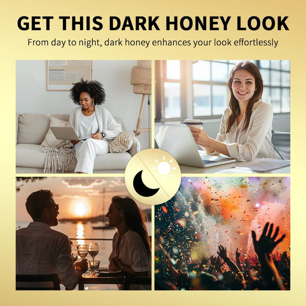 Black Honey Lipstick Long Lasting Moisturizing Natural Lip Plumper Makeup Lip Plumping Gloss Cosmetics Exfoliating for Lip Buyfinity