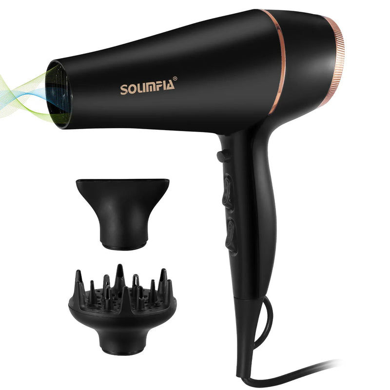 6-Level Professional Hair Dryer Salon Industrial Grade Quick Drying High Temperature Hair Styling Tool Barbecue for Home Buyfinity