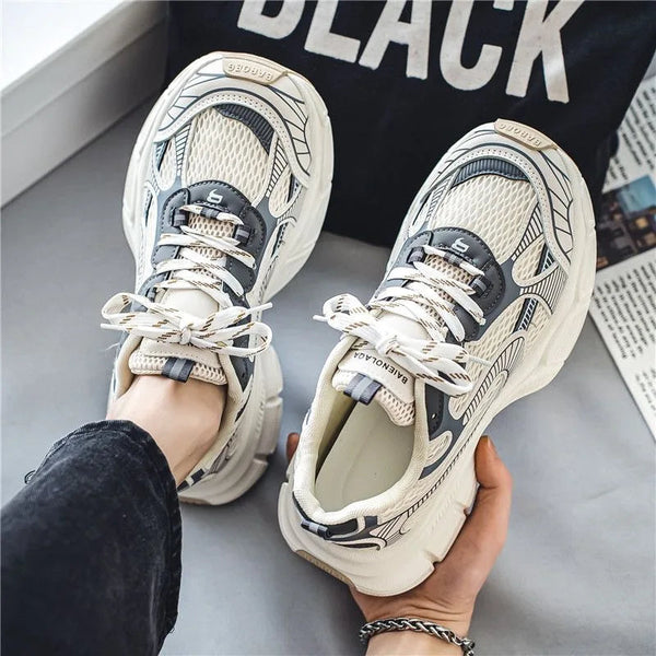 Sneakers Women Trends  Platform Shoes Lightweight Outdoor Sports Shoes Breathable Running Shoes Lace Up Casual Buyfinity