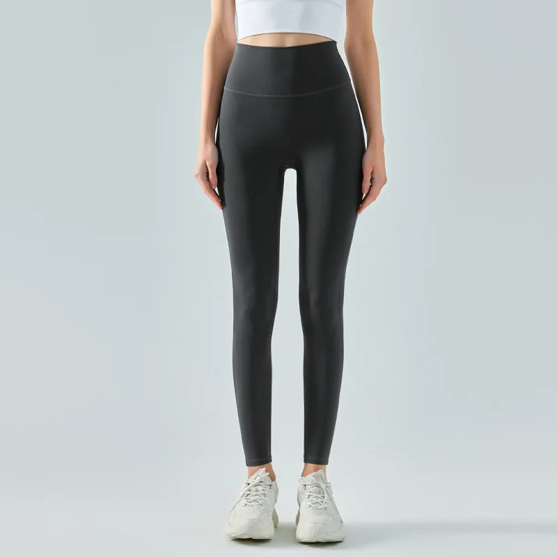 Yoga pants with no awkward lines, tight fitting, high elasticity, high strength, naked sensation, quick drying, fitness training Buyfinity