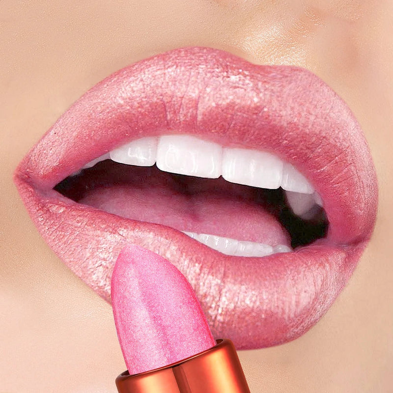 Rose smoke powder, bright starry sky, glossy velvet texture, durable, make your lips shiny, waterproof, anti-fouling. Buyfinity