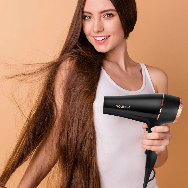 6-Level Professional Hair Dryer Salon Industrial Grade Quick Drying High Temperature Hair Styling Tool Barbecue for Home Buyfinity