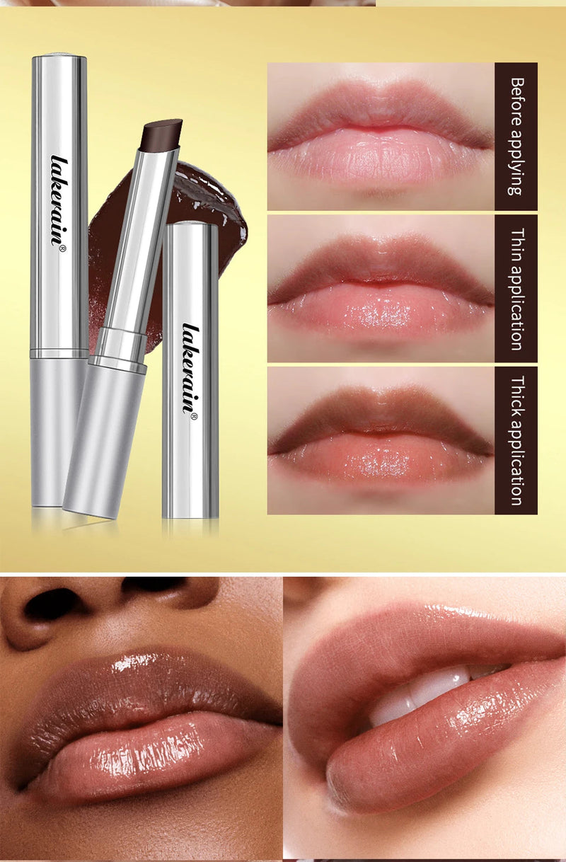 Black Honey Lipstick Long Lasting Moisturizing Natural Lip Plumper Makeup Lip Plumping Gloss Cosmetics Exfoliating for Lip Buyfinity