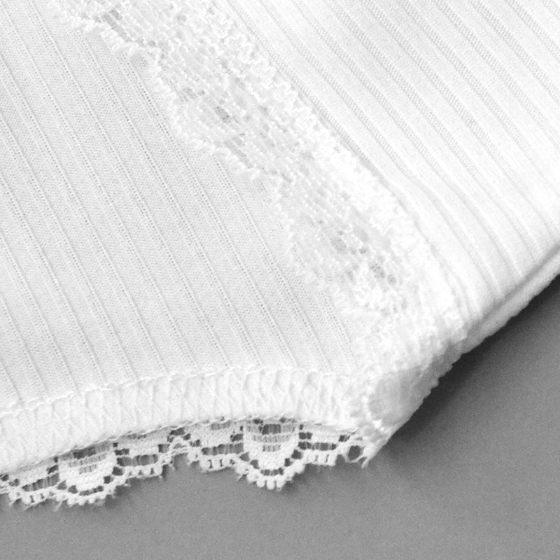 Sexy Tees Women Spring New Sexy White Lace O-Neck Fashion Long Sleeves T-shirt Casual Slim Female Streetwear Club Party T-shirt Buyfinity