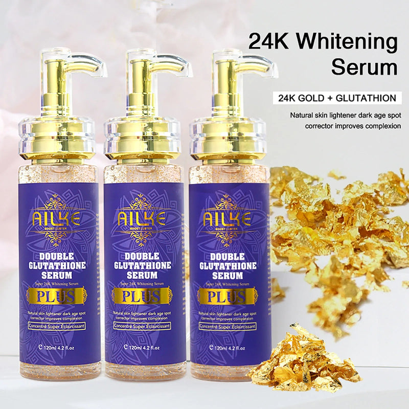 AILKE Whitening, Dark Spot & Sun Spot Removal Set, Brightening Shades, With Double Glutathione, Highly Concentrated Skin Care Buyfinity