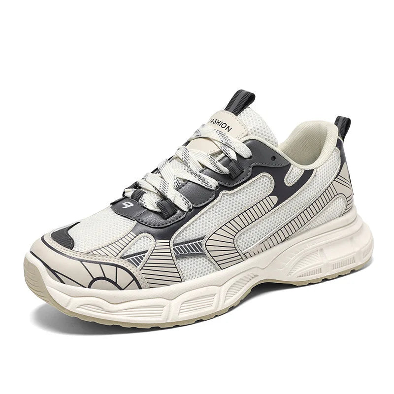 Sneakers Women Trends  Platform Shoes Lightweight Outdoor Sports Shoes Breathable Running Shoes Lace Up Casual Buyfinity