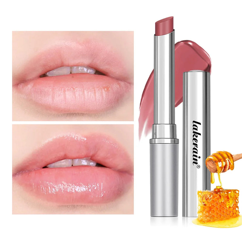 Black Honey Lipstick Long Lasting Moisturizing Natural Lip Plumper Makeup Lip Plumping Gloss Cosmetics Exfoliating for Lip Buyfinity