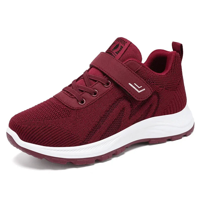 Women's Sports Shoes Running Shoes Ladies Breathable Sneakers Summer Light Mesh Outdoor Non-slip Leisure Lace Up Training Shoes Buyfinity
