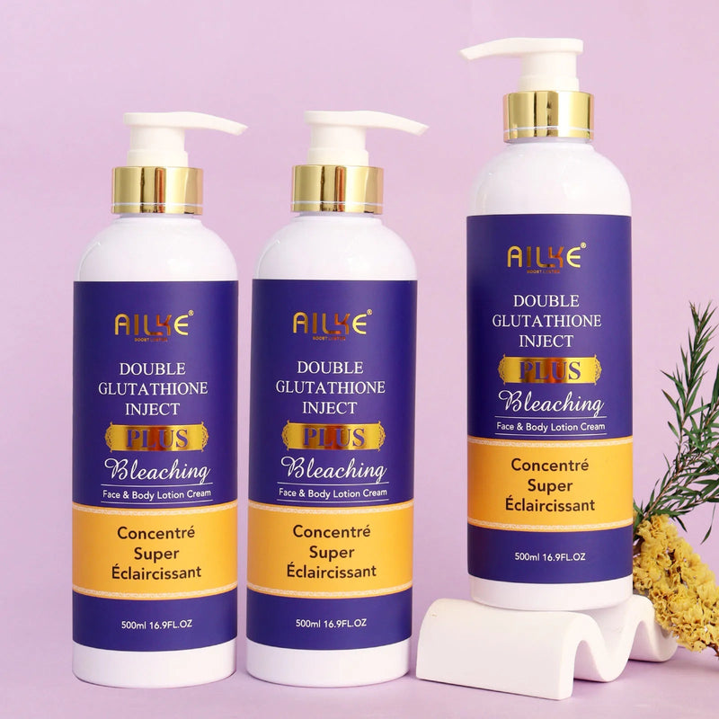 AILKE Whitening, Dark Spot & Sun Spot Removal Set, Brightening Shades, With Double Glutathione, Highly Concentrated Skin Care Buyfinity